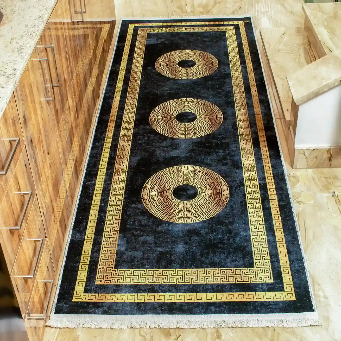 Circle MetaMat digital corridor carpet