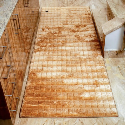 light brown velvet square