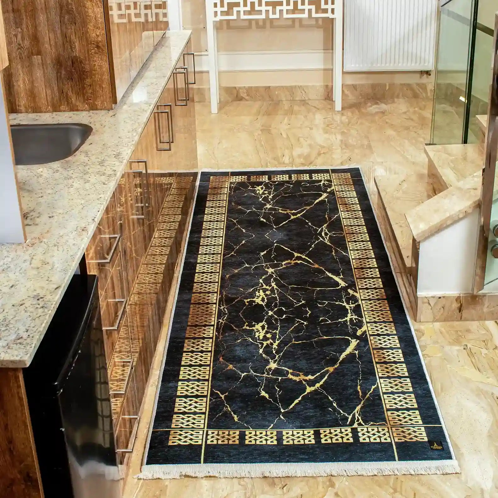 Onyx Vein Carpet - 100cm x 280cm
