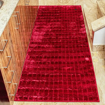 red velvet corridor carpet
