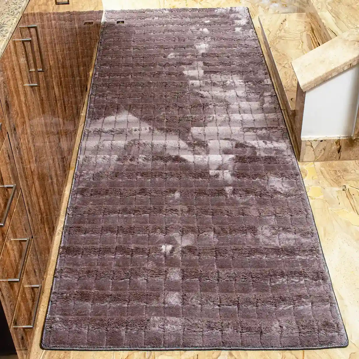 square velvet gray corridor floor carpet