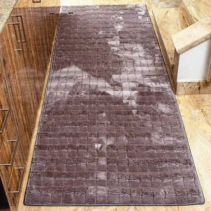 square velvet gray corridor floor carpet