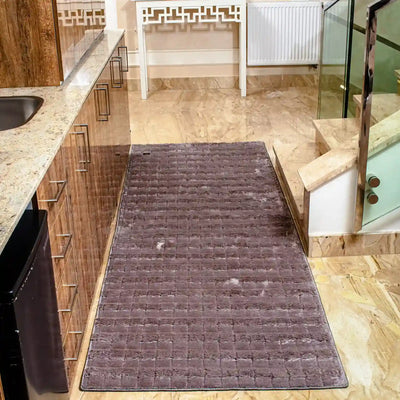 square velvet gray carpet