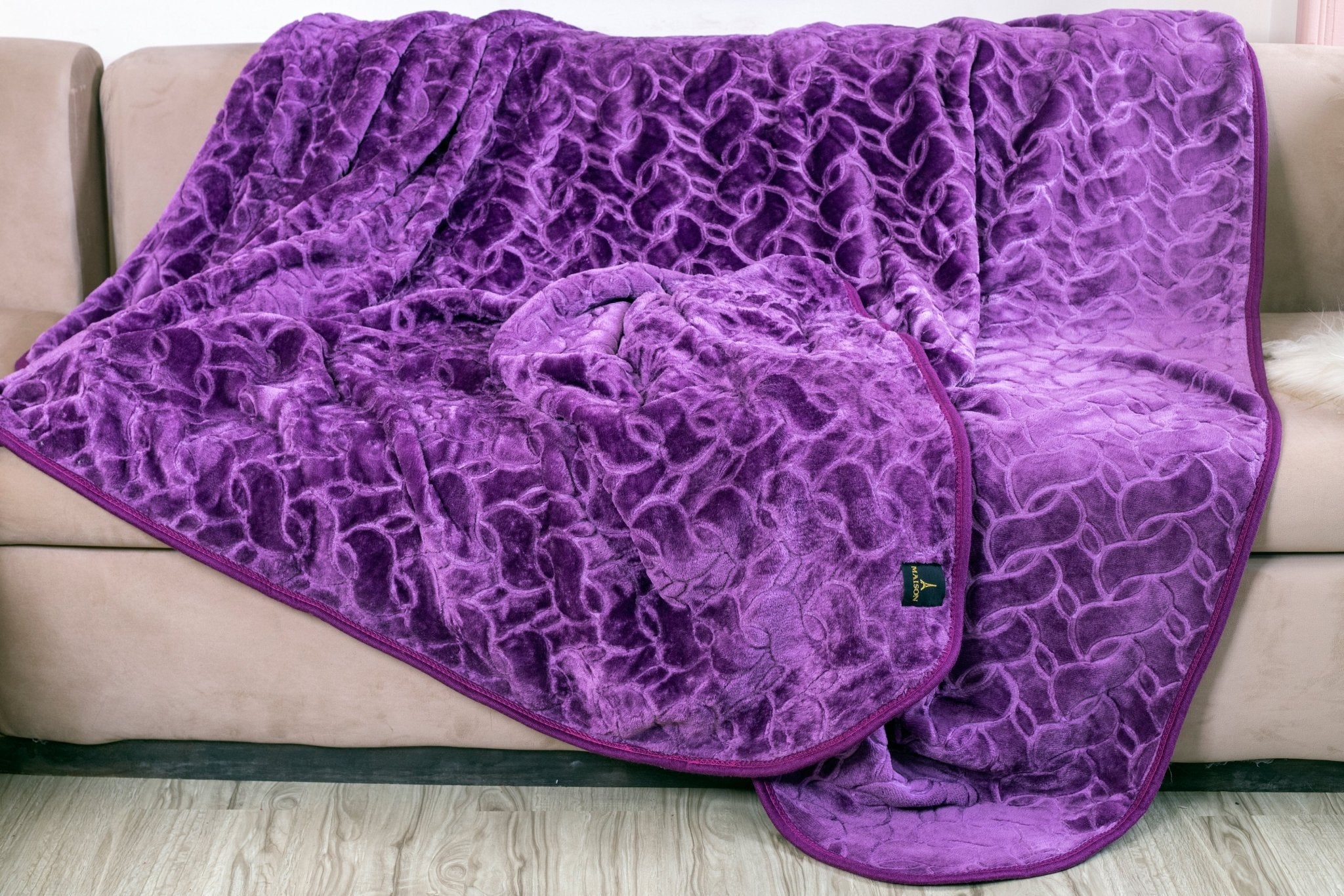 Artistic Dye Empose Blanket