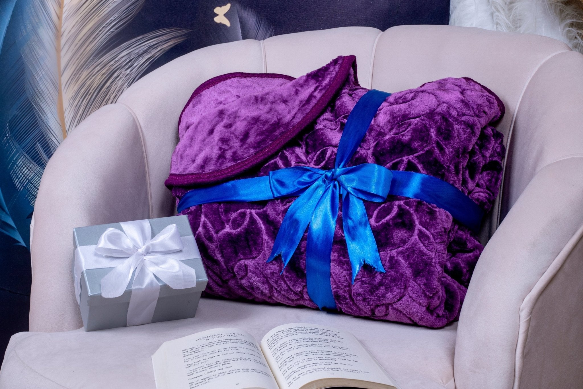 Artistic Dye Empose Blanket