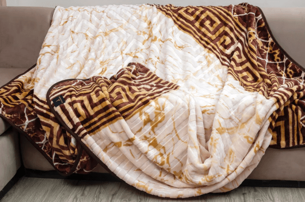 Artistic Printed Blanket (Brown)