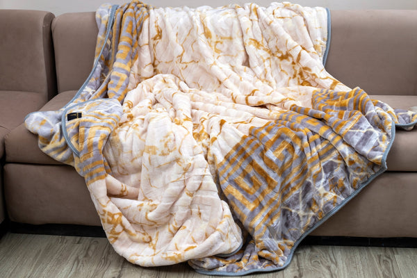 Artistic Printed Blanket (Silver)