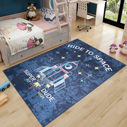 Space Kids Kids Digital Carpet