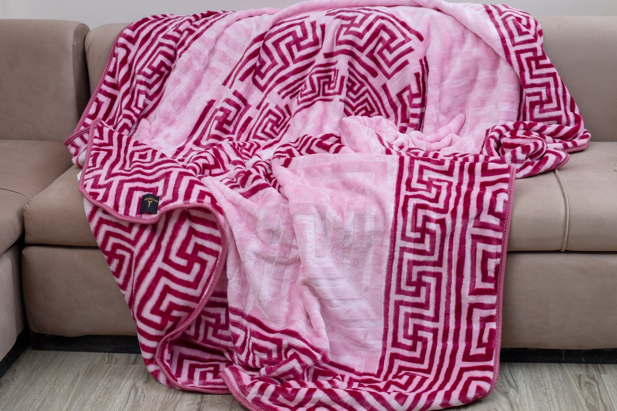 Blanket Printed French Design (Cashmere)