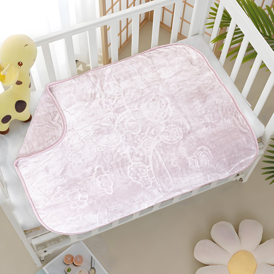 CozyNest Baby Blanket (Light Gray) - La Maison