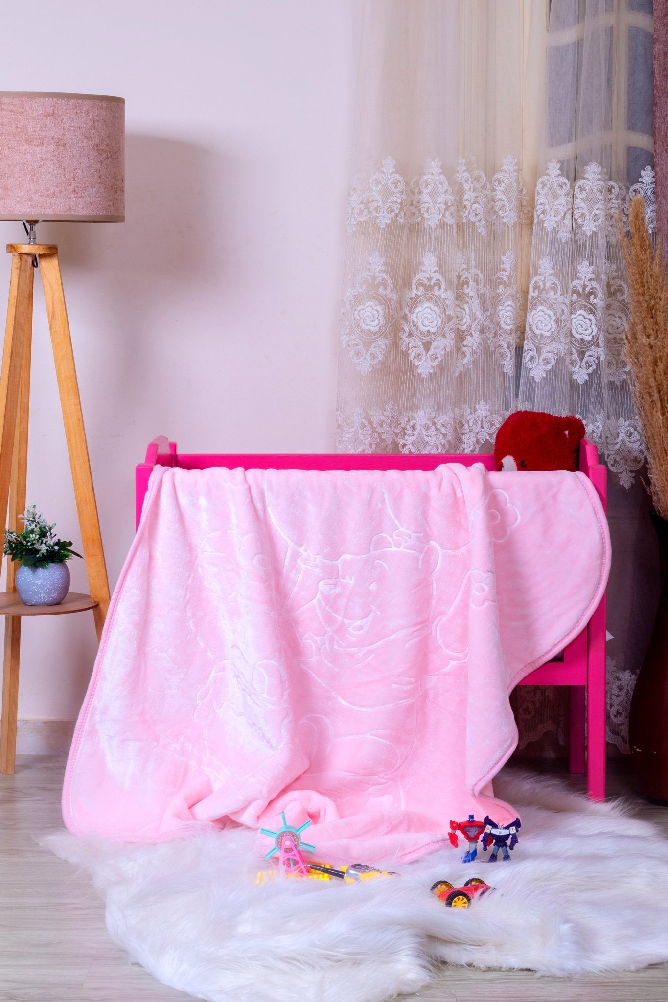 بطانية أطفال CozyNest ( وردي )