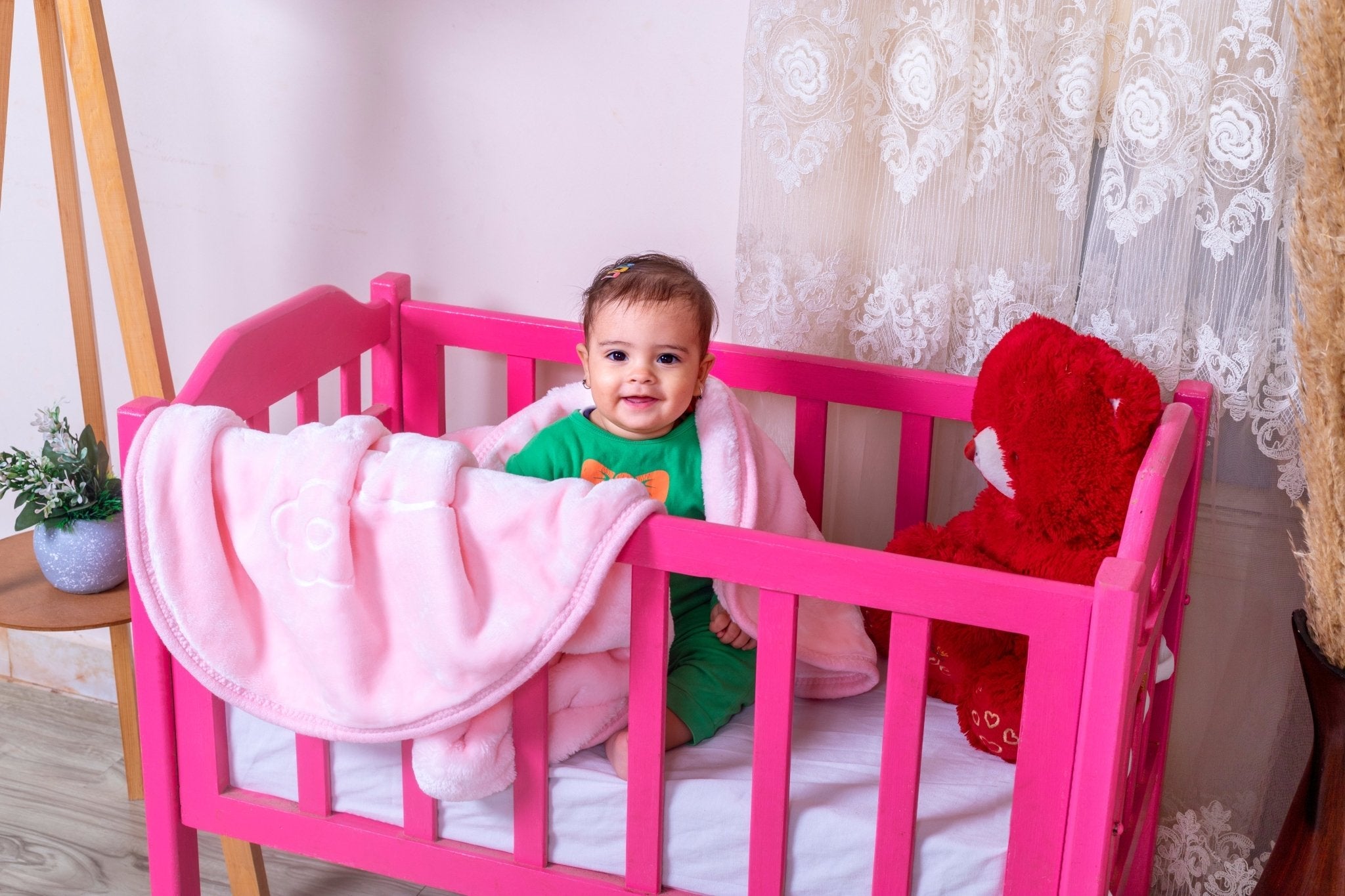 بطانية أطفال CozyNest ( وردي )