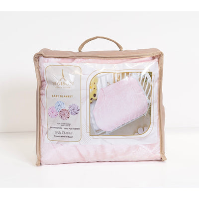 cozynest baby blanket pink
