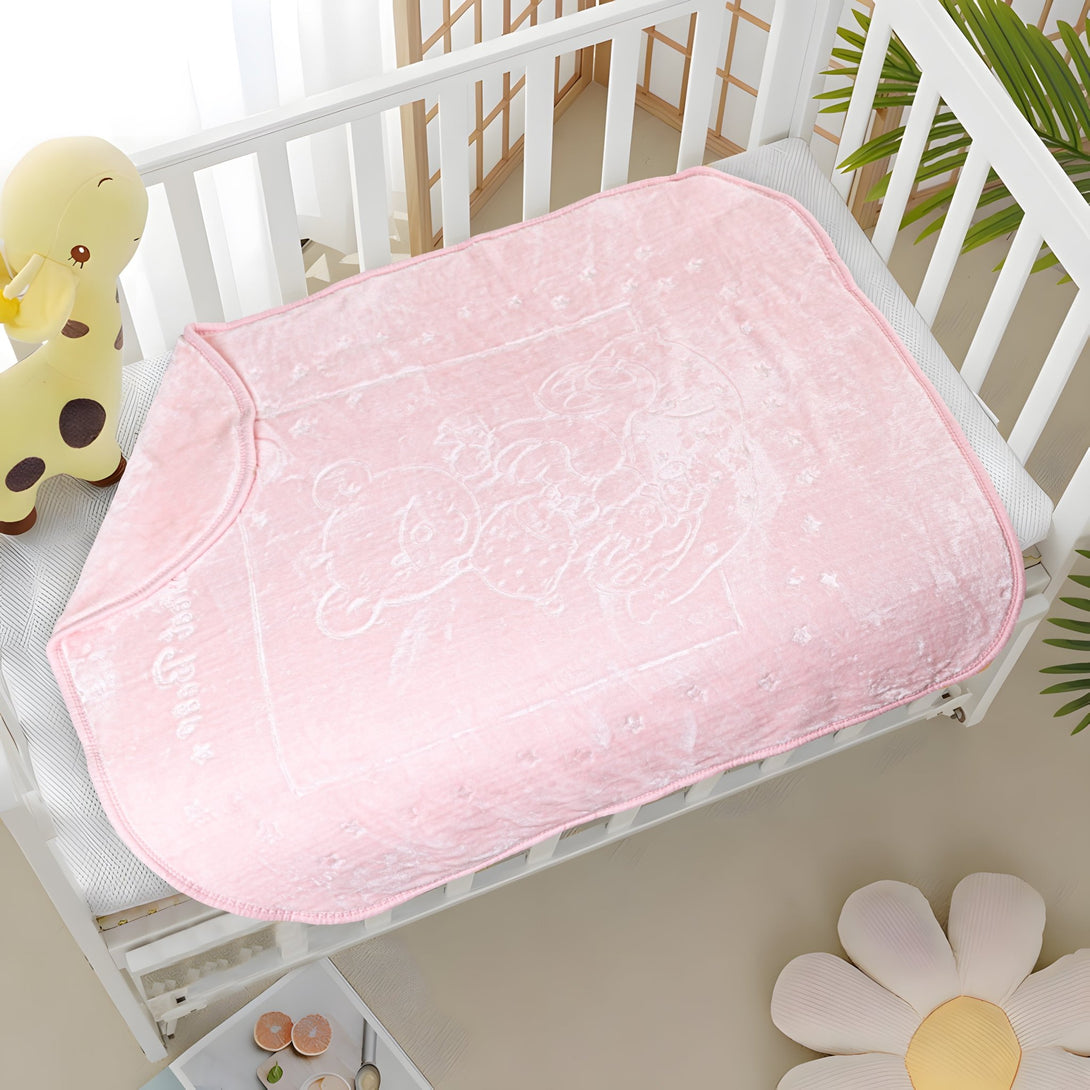 CozyNest Baby Blanket ( Pink) - La Maison