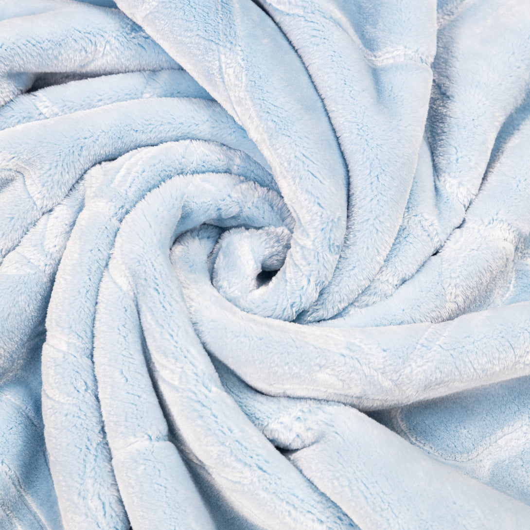 CozyNest Baby Blanket (Sky Blue) - La Maison
