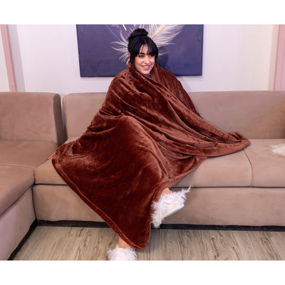 flannel fleece throw