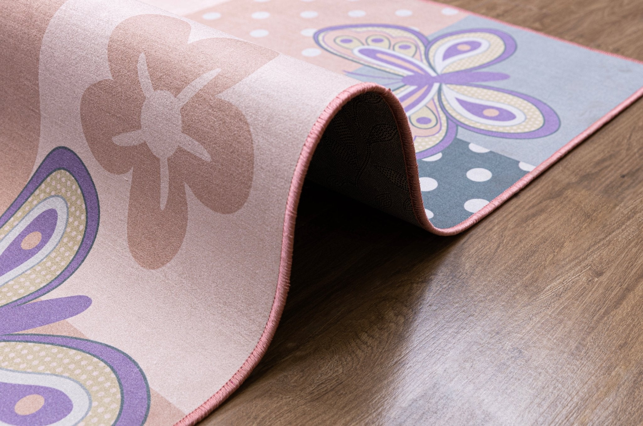 Butterflies and Flowers - Digital Baby Rug