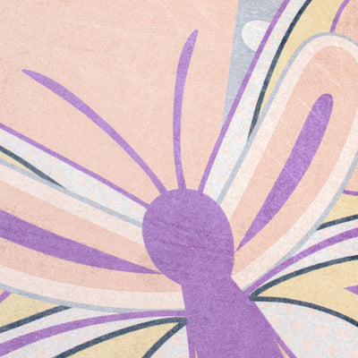 butterflies and flowers rug