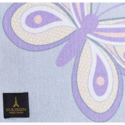 butterflies and flowers rug