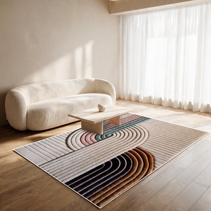 Soft Waves - (Biege) 7D Digital Carpet Printed
