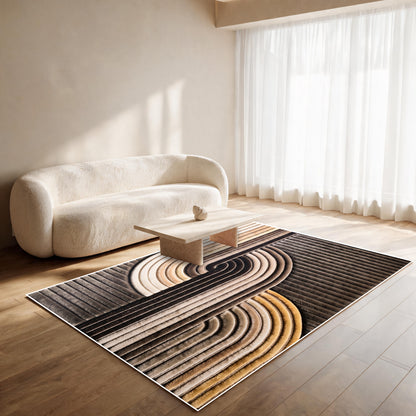 Soft Waves - (Brown) 7D Digital Carpet Printed