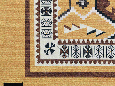 Classic Spirit (Yellow) digital corridor carpet