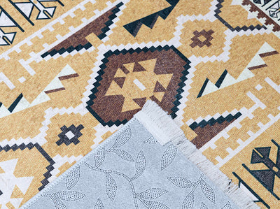 Classic Spirit (Yellow) digital corridor carpet
