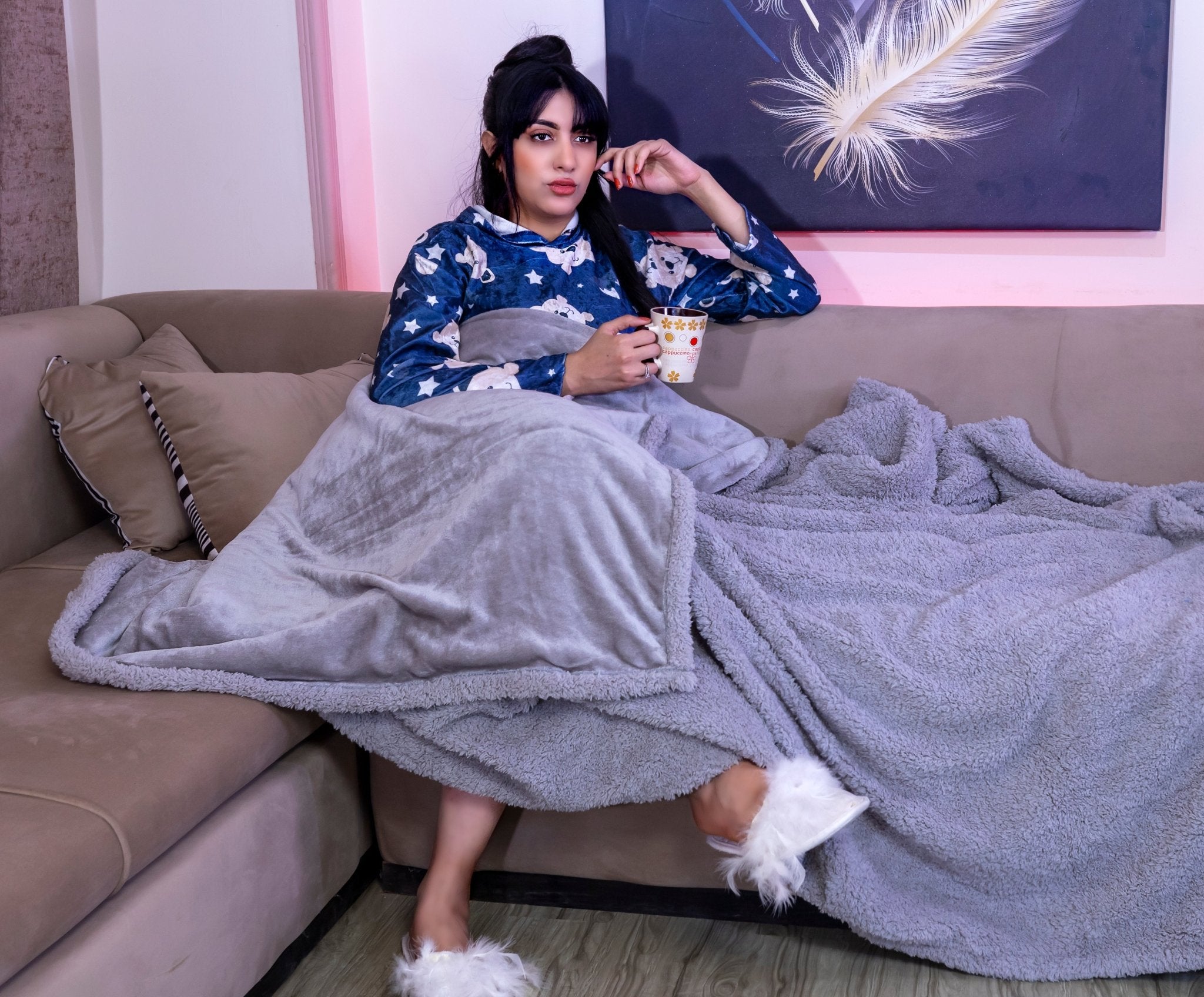 Royal Wraps Faux Fur