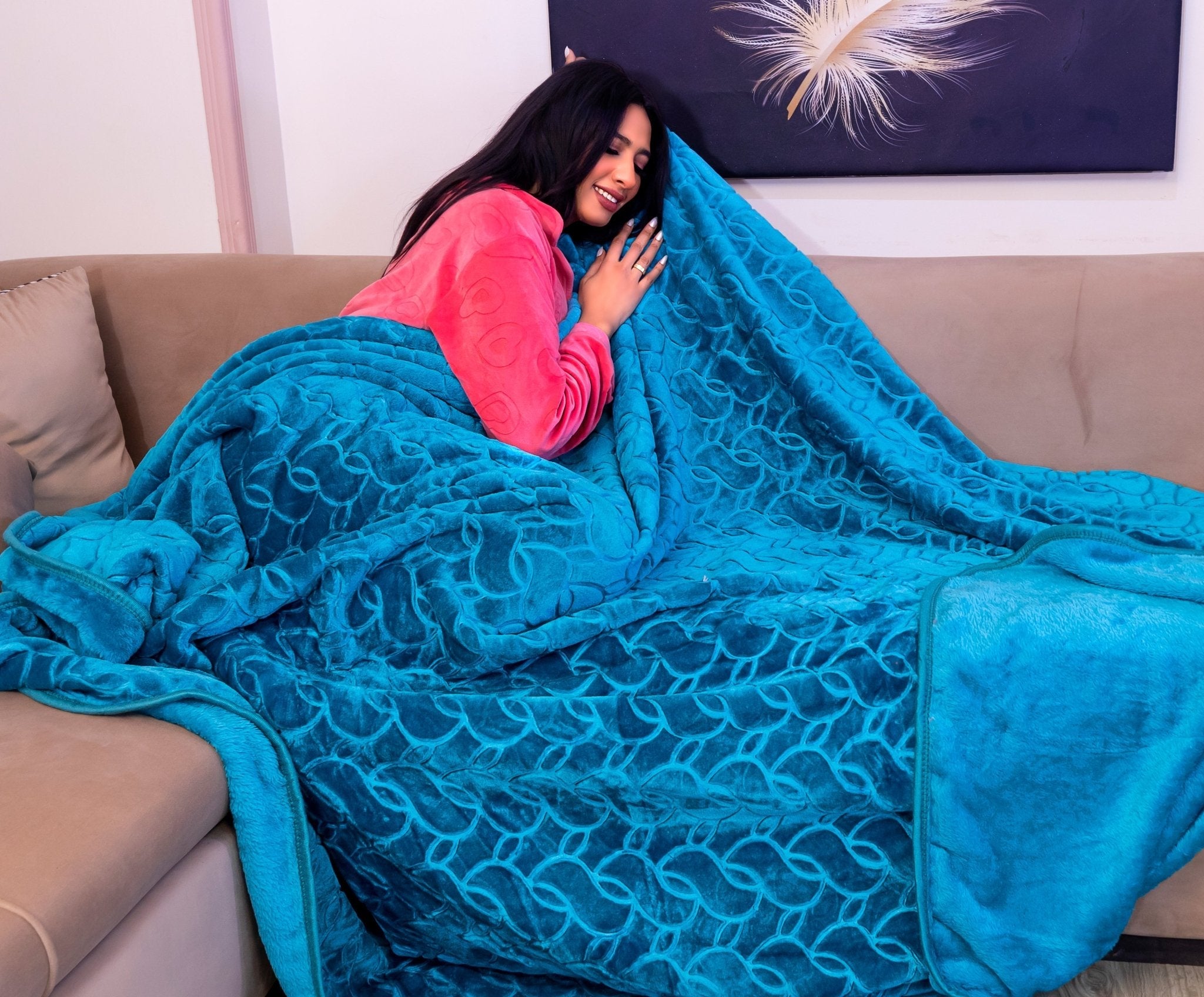 Serenity Shades Dye Blanket