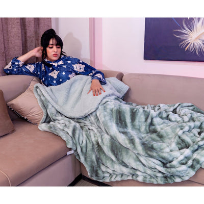 sherpa luxe blanket soft