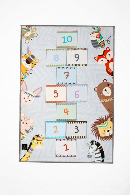 Numbers Journey Rug Kids Digital Carpet