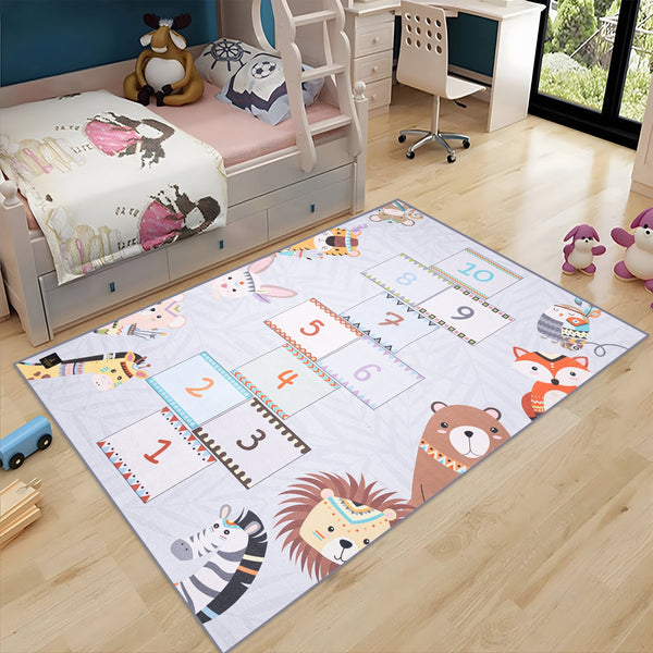 Numbers Journey 3d kids carpet