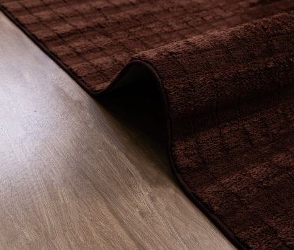 square velvet brown corridor floor carpet