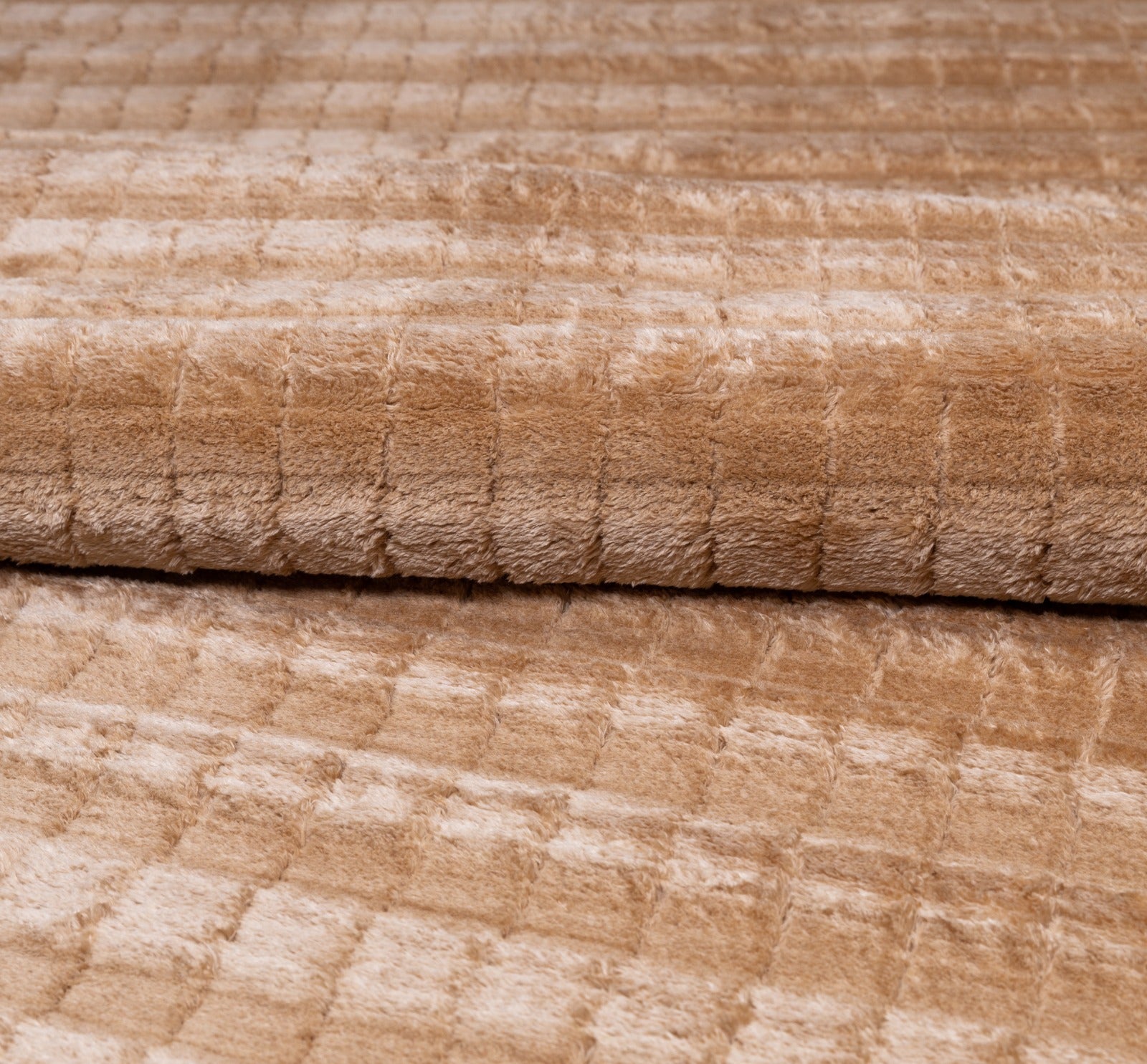 square velvet light brown  carpet