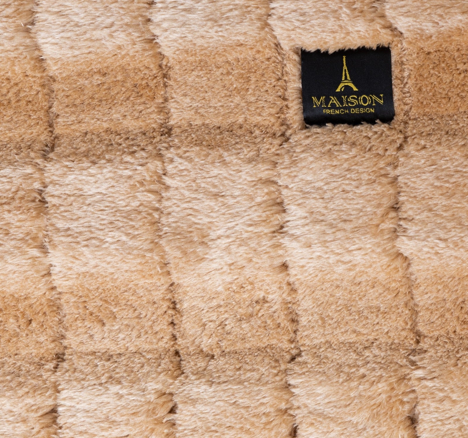 square velvet light brown  carpet