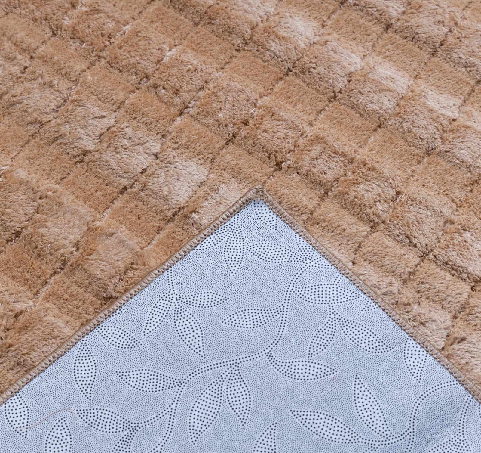 square velvet light brown  carpet