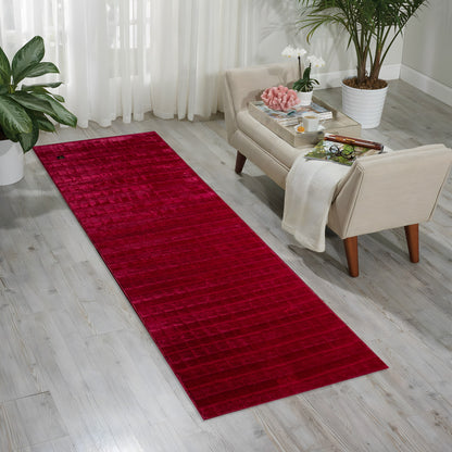 square velvet red  corridor floor carpet