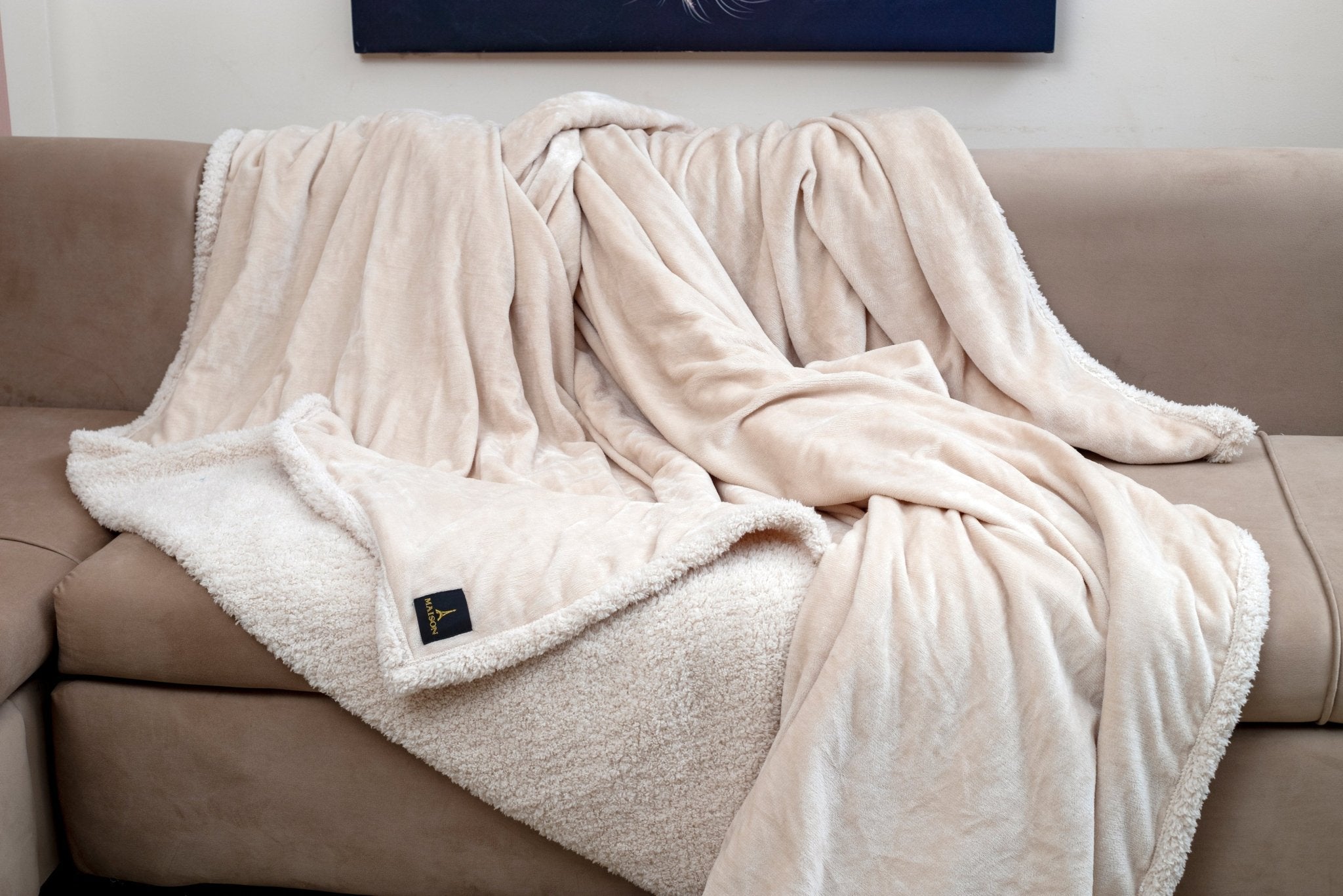 فرو صناعي فاخر من فيلور - 220 سم × 240 سم