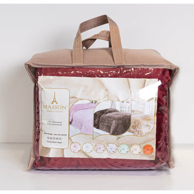 warmyworm blanket dark red